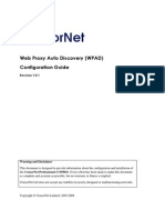 WPAD Configuration Guide