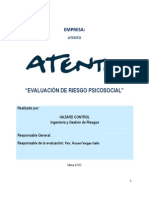 Informe Riesgo Psicosocial - ATENTO