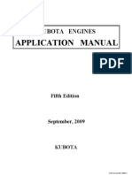 Application Manual, Kurbota Engine