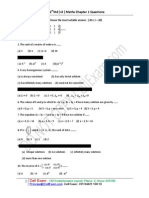 TN 12 STD (+2) Maths Chapter 1 Questions: I. Choose The Most Suitable Answer. (20 X 1 20)