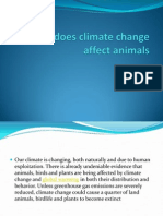 How Does Climate Change Affect Animals