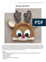 Rudolph The Reindeer Hat Pattern