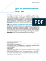 Controlo Público Dos Governos Municipais