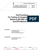 Cryogenic Valve Test Procedure PDF