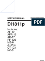 Includes: AF-12 AFR-19 AD-17 PF-126 MB-6 JS-204 OT-103 NC-6: Service Manual