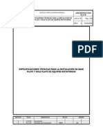 Ji 16-4-18 Especificaciones Tecnicas para Instalacion de Base Plate Sole Plate Eq. Rot.