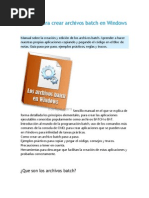Tutorial para Crear Archivos Batch en Windows