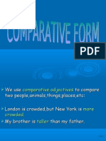 Use Comparative Adjectives To Compare Two People, Animals, Things, Places, Etc