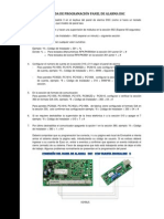 Guia Rapida de Programacion Panel de Alarma DSC