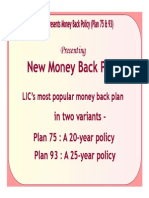 75 93 Money Back Plans