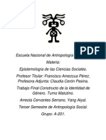 Ensayo Generoidentidad Epistemología