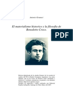 Gramsci Antonio - El Materialismo Historico y La Filosofia de B Croce PDF