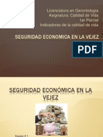 Seguridad Economica en La Vejez