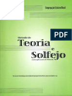 Método de Teoria Musical Elementar e Solfejo - Novo Bona CCB - Revisão Fevereiro/2009