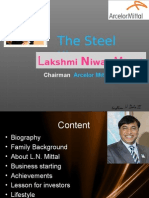 Lakshmi Niwas Mittal Story of Sucess