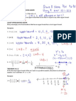 M"is#an#upper%bound"for#S"if#x"≤#M"for#all#x"ε#S." "