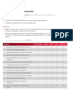 Leadership Traits Questionnaire