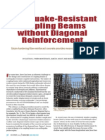 EW Resistant Coupling Beams