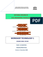 Cec 103. - Workshop Technology 1