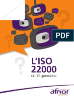 Livret 10 Questions ISO22000