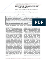 Design Bi-Directional Charger For Phev Application: Chaudhari Tejal A., Bariya Chetan K., Upadhyay Chetan D