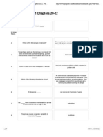 Printable Flashcard On Biology 104 Test #1 Chapters 20-22