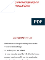 Dimensions of Pollution