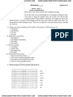 CBSE Class 6 English Practice Worksheets