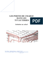 Pertes de Charge Et Dimensionnement