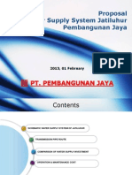 Proposal Water Supply System Jatiluhur Pembangunan Jaya