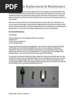 Gun Nozzle Tip Maintenance and Replacement