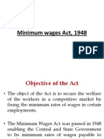 The Minimum Wage Act 1948