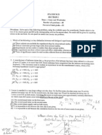 AP Statistics Mixed MC Test 2 Solutions