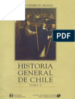 Historia General de Chile T.V. Diego Barros Arana