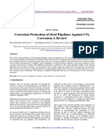 Corrosion Protection of Steel Pipelines Against CO Corrosion-A Review