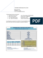 Informe de Pruebas Pull Test Con P.H. de 7 Pies