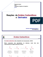 Reações de Ácidos Carboxílicos e Derivados