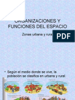 Organizaciones y Funciones Del Espacio