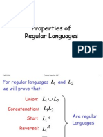 Properties of Regular Languages: Fall 2006 Costas Busch - RPI 1