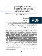 Arqueología Olmeca Lo Que Sabemos y Lo Que Quisieramos Saber - Richard Diehl