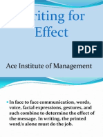 3.writing For Effect