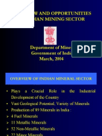 Overview and Opportunities in Indian Mining Sector