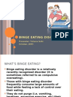 Binge Eating Disorder