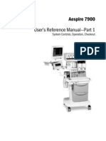 Datex-Ohmeda Aespire 7900 Anaesthesia Machine - User Manual