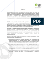 MÉXICO Anexo Sobre Desagregación de La Red - IFT Resolución de Preponderancia