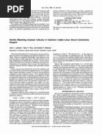 Quickly Dissolving Amylose Indicator in Cadmium Iodide-Linear Starch Colorimetric Reagent