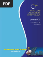 Wind Load Calculation For PV Arrays