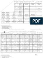 Time Table BE &B Arch 1-8 SemNov Dec 2011 Revised