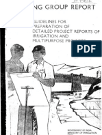 Guidelines DPR Irrigation and Multipurpose Project CWC