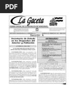 LA GACETA 28-2-2014 Decreto Cancelación de ONGD y Supresión y Modificación Secretarías de Estado.